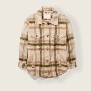 AE Plaid Shacket